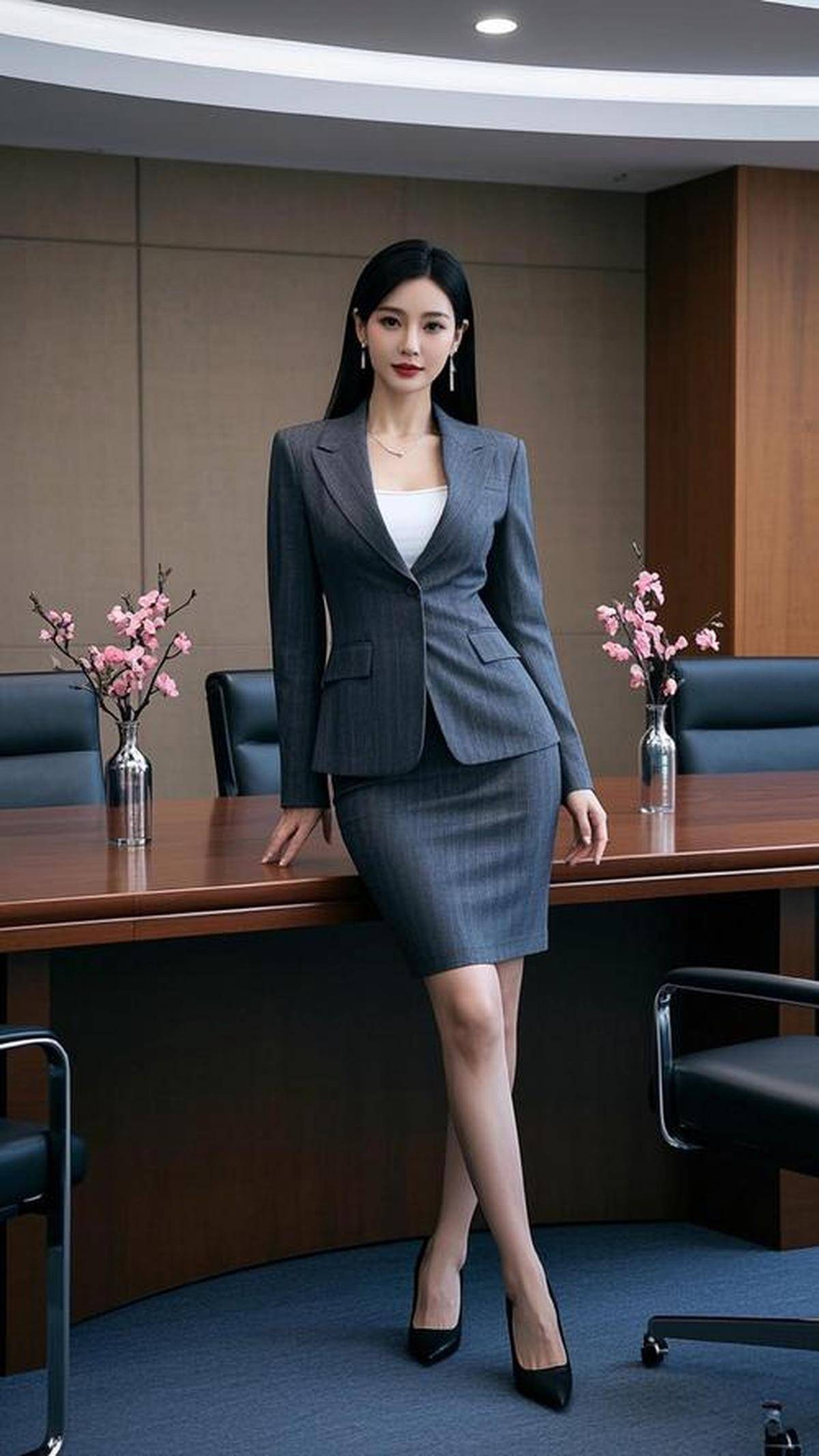 练沉稳高级又气场西装穿搭氛围感干